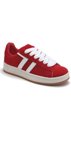 Red Stripe Trainers