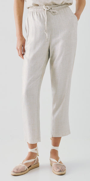 ACCESS Metallic Effect Linen Trousers