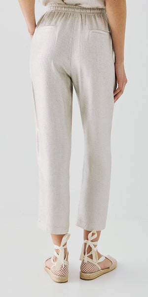 ACCESS Metallic Effect Linen Trousers