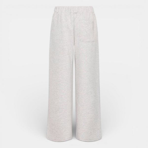 ICHI COZY Pants in Light Grey Melange