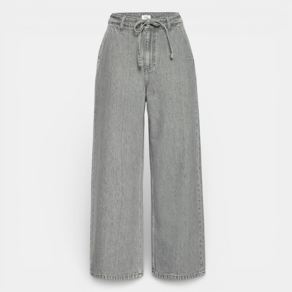 b young KIMU Belt Jeans in Mid Grey