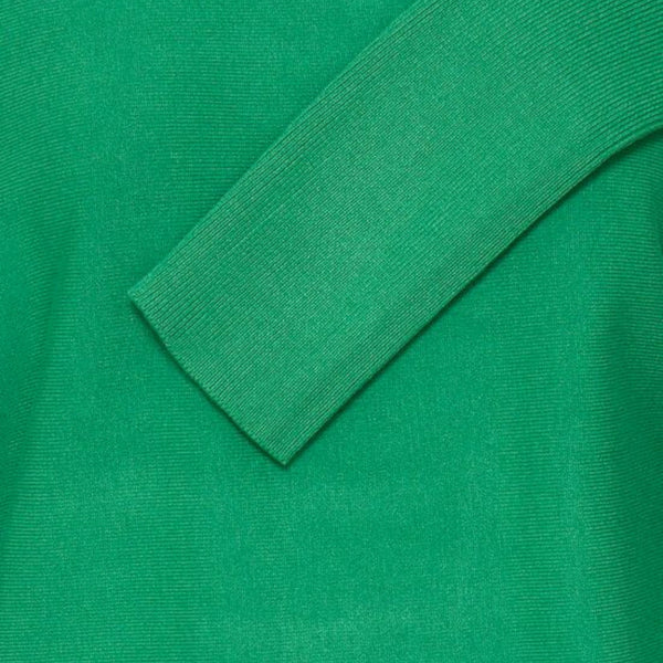 b young MORLA Batwing Fine Knit in Leprechaun Green - TheSecretCloset.Boutique