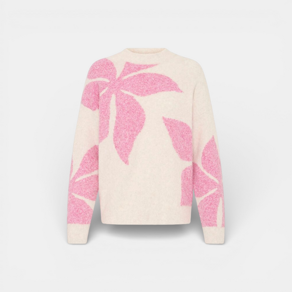 b young OMEA Flower Jumper in Phlox Pink