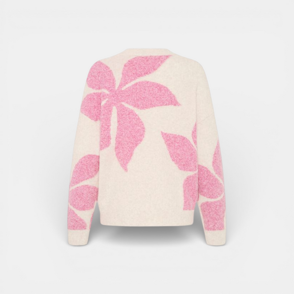 b young OMEA Flower Jumper in Phlox Pink
