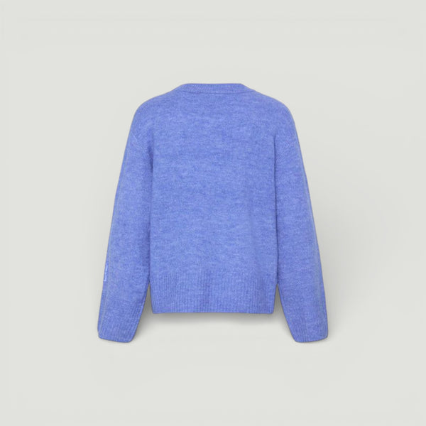 ICHI BALING Long Sleeve Knit in Nebulas Blue - TheSecretCloset.Boutique