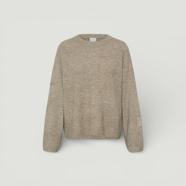 ICHI BALING Long Sleeve Knit in Sepia Tint