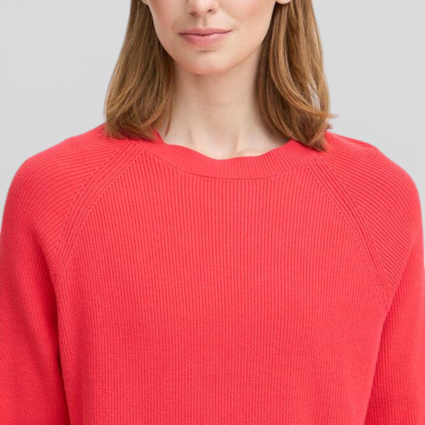 ICHI BOSTON 3/4 Sleeve Knit in Teaberry - TheSecretCloset.Boutique