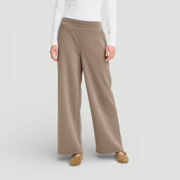 ICHI COZY Pants in Sepia Tint Melange