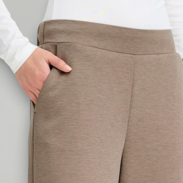 ICHI COZY Pants in Sepia Tint Melange