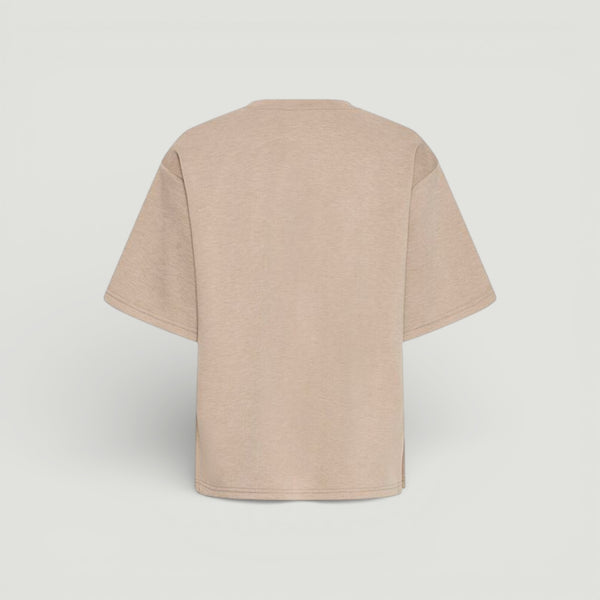 ICHI Sepia short sleeve top rear view