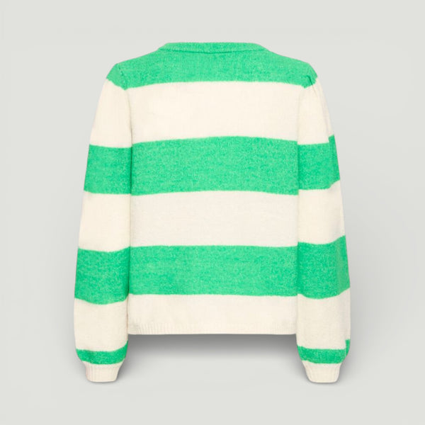 ICHI DUSTY Knit in Kelly Green - TheSecretCloset.Boutique