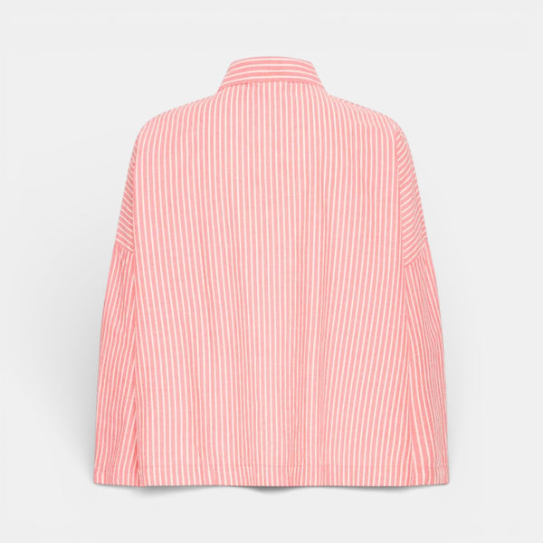ICHI GILLY Shirt in Birch/Pink - TheSecretCloset.Boutique