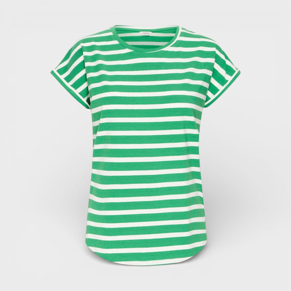 b young PAMILA T Shirt in Leprechaun Stripe - TheSecretCloset.Boutique