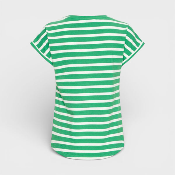 b young PAMILA T Shirt in Leprechaun Stripe - TheSecretCloset.Boutique