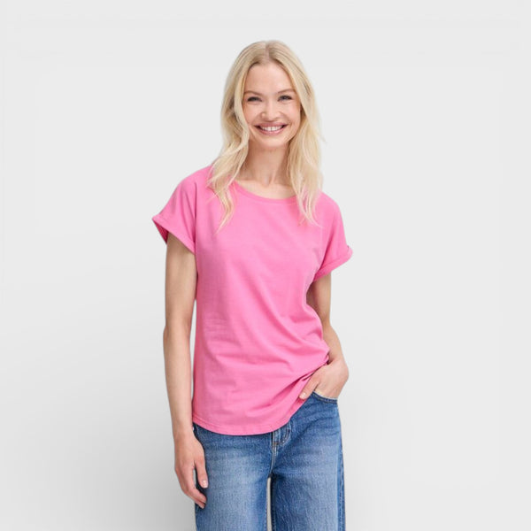 b young PAMILA T Shirt in Phlox Pink - TheSecretCloset.Boutique