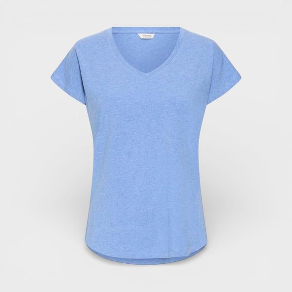 b young PAMILA V T Shirt in Della Robbia Blue
