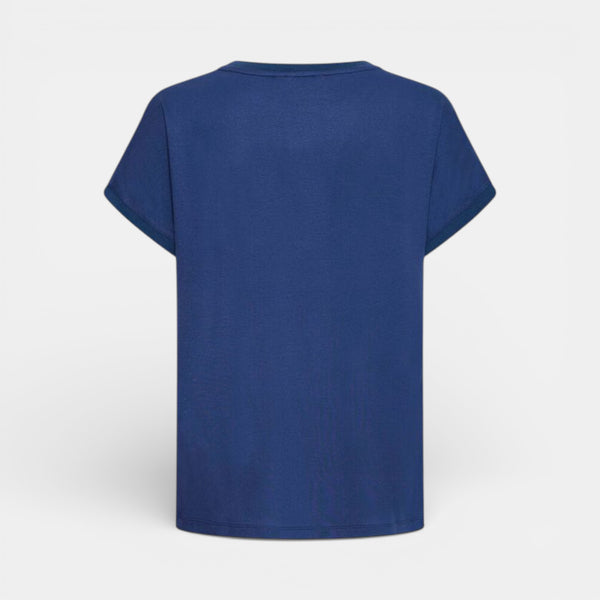 b young PANYAX Tee in Medieval Blue - TheSecretCloset.Boutique