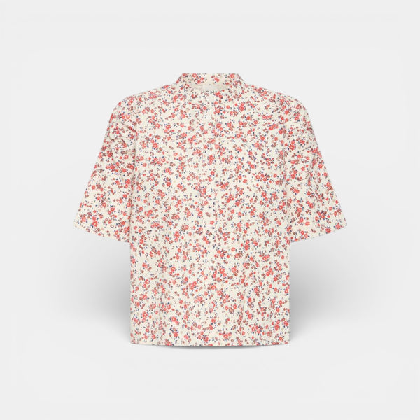 ICHI QWINA Shirt in Teaberry - TheSecretCloset.Boutique