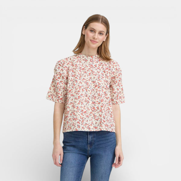 ICHI QWINA Shirt in Teaberry - TheSecretCloset.Boutique