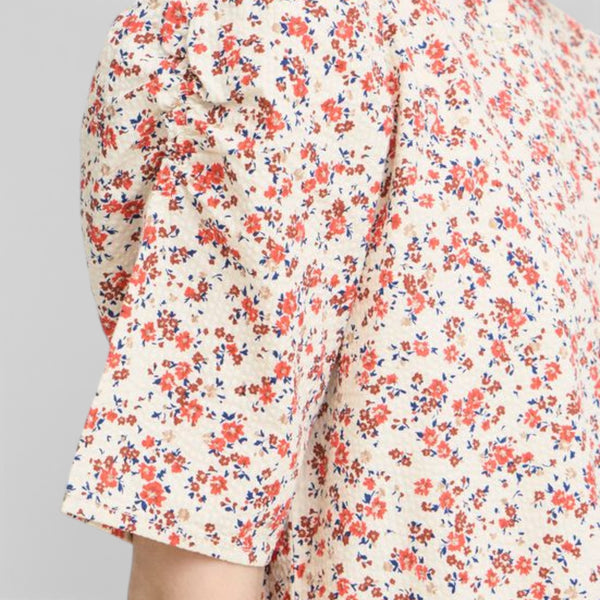 ICHI QWINA Shirt in Teaberry - TheSecretCloset.Boutique