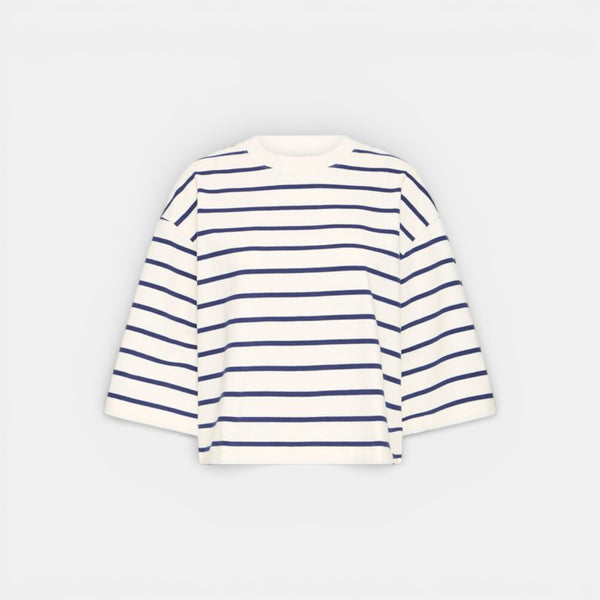 b young SAIMA 3/4 Shirt in Medieval Blue - TheSecretCloset.Boutique