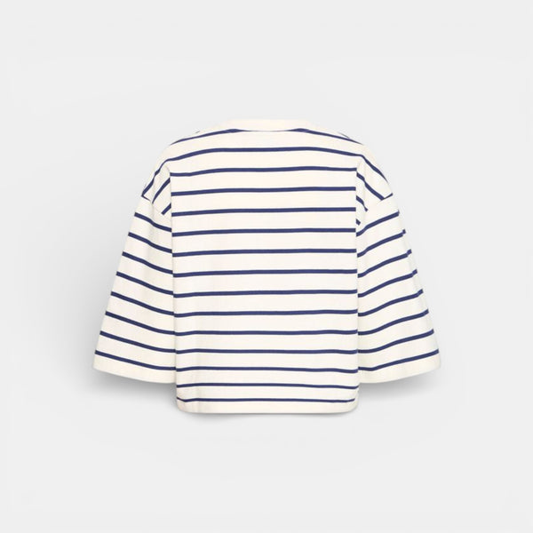 b young SAIMA 3/4 Shirt in Medieval Blue - TheSecretCloset.Boutique