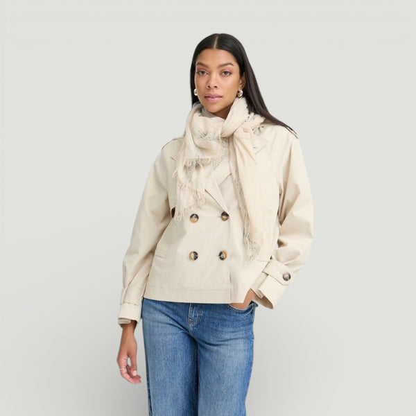 b young VICOLINA Scarf in Gold Oyster