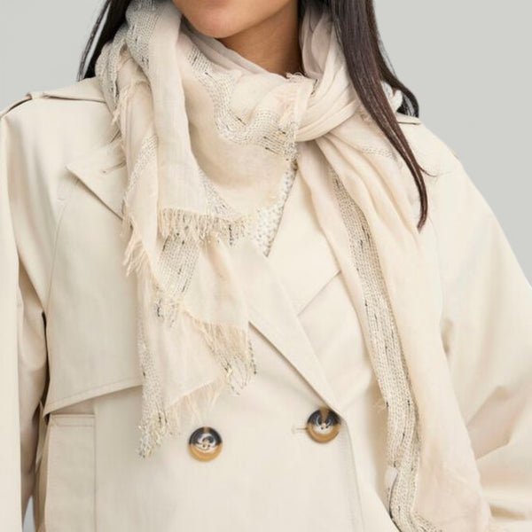 b young VICOLINA Scarf in Gold Oyster