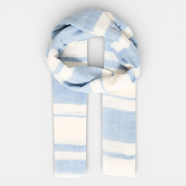 b young VIOBBY Scarf in Della Robbia Blue - TheSecretCloset.Boutique