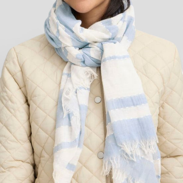 b young VIOBBY Scarf in Della Robbia Blue - TheSecretCloset.Boutique