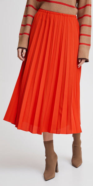 b young DESON Skirt in Aurora Red