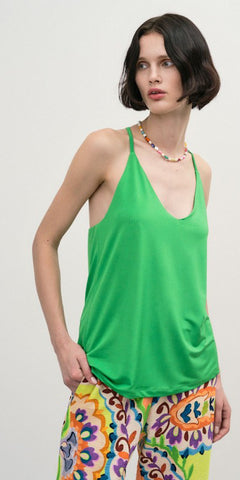 ACCESS Strap Top in Green