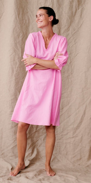 b young FALAKKA Wide Dress in Begonia Pink