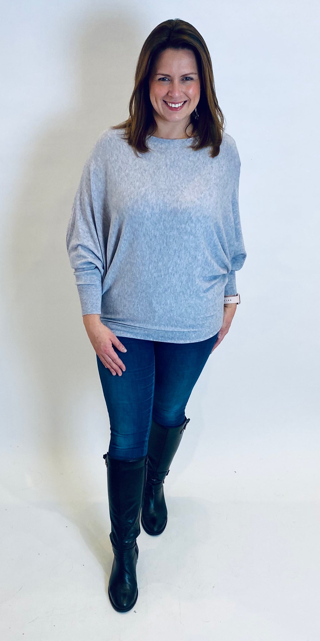 Elegant Batwing Fine Knit - TheSecretCloset.Boutique