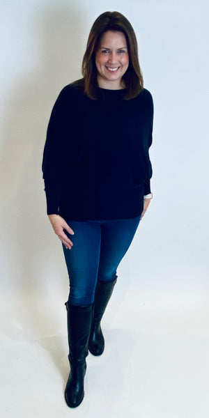 Elegant Batwing Fine Knit - TheSecretCloset.Boutique