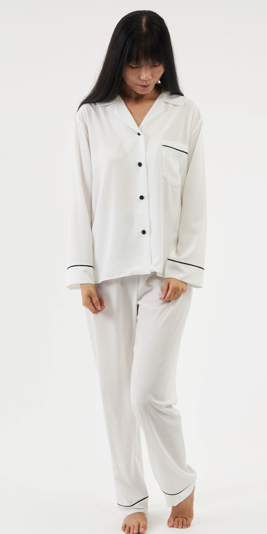 The Sarah Pyjama - Ivory - TheSecretCloset.Boutique