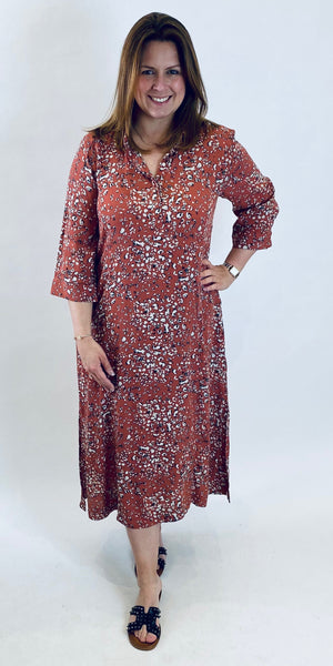b. young Flaminia Leopard Print Pocket Dress - TheSecretCloset.Boutique