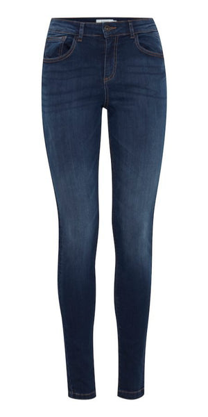 b young LOLA LUNI Skinny Fit Jeans in Ink - TheSecretCloset.Boutique