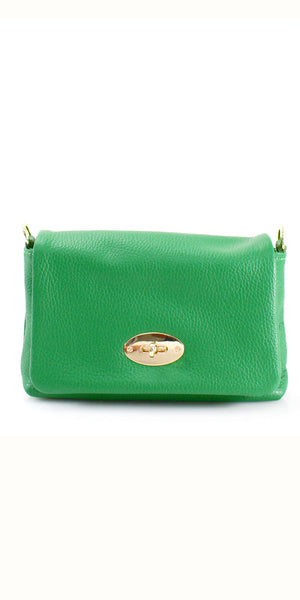 Leather Fold Over Crossbody Bag - TheSecretCloset.Boutique