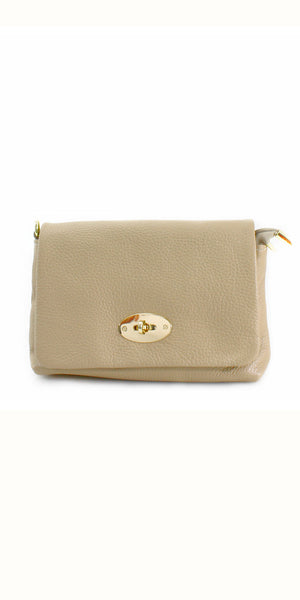 Leather Fold Over Crossbody Bag - TheSecretCloset.Boutique