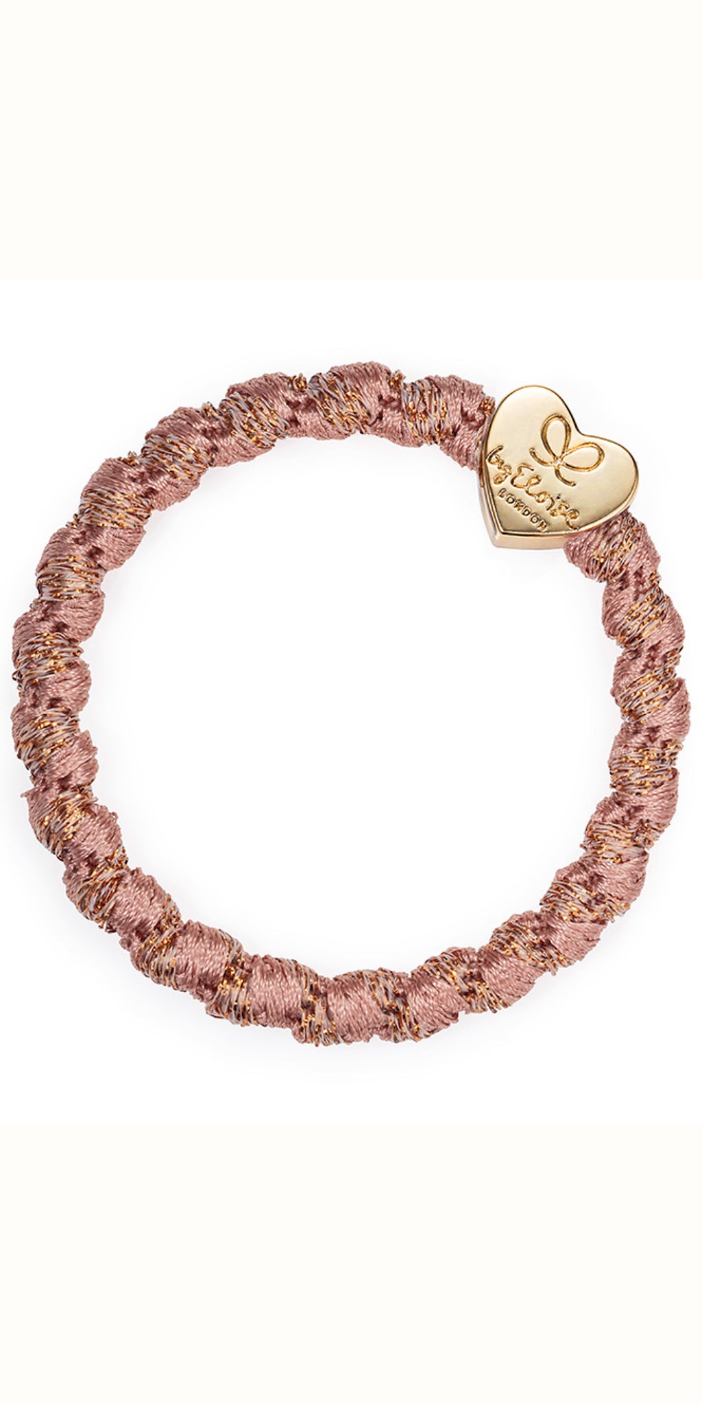 By Eloise Gold Heart on Woven Rose - TheSecretCloset.Boutique