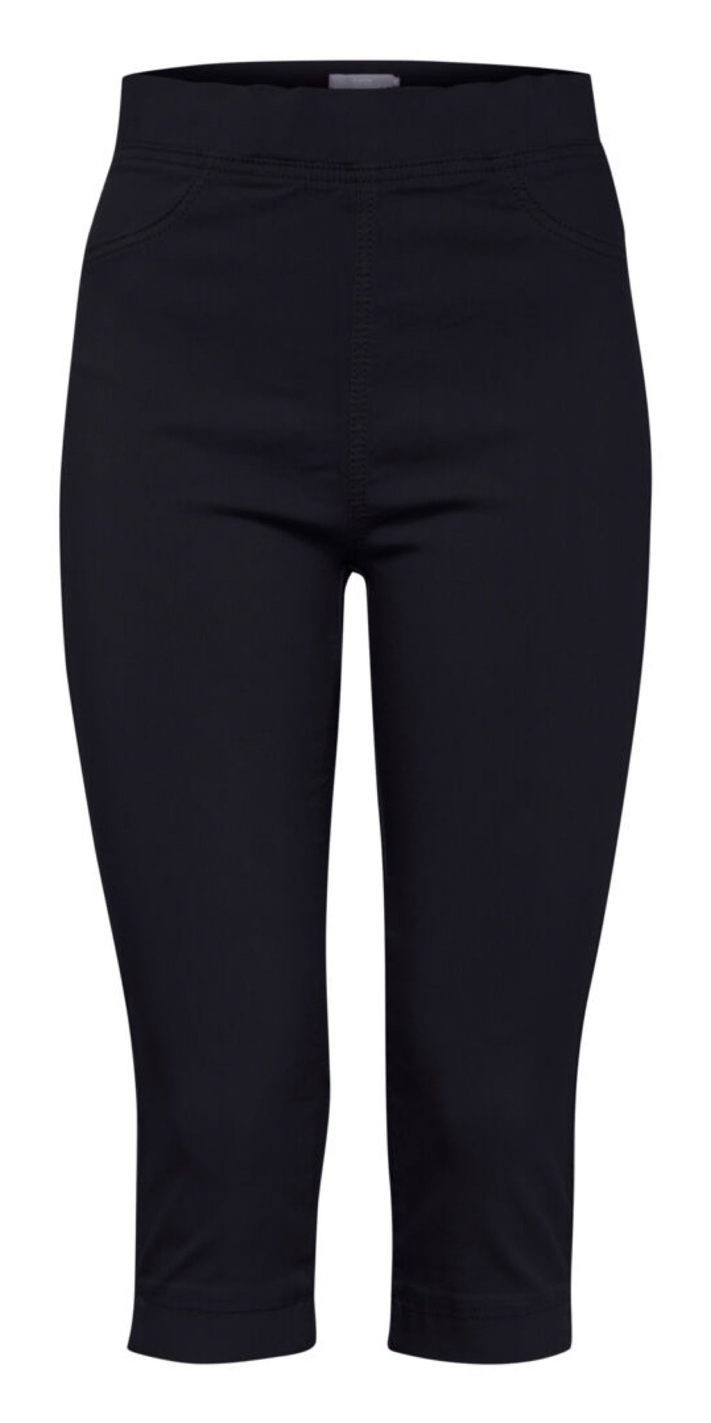 B. Young Keira Capri Trouser in Navy - TheSecretCloset.Boutique