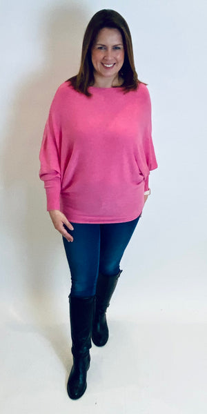 Elegant Batwing Fine Knit - TheSecretCloset.Boutique