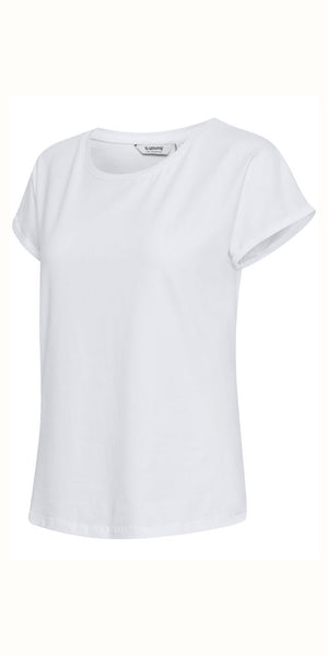 b young PAMILA T Shirt in White - TheSecretCloset.Boutique