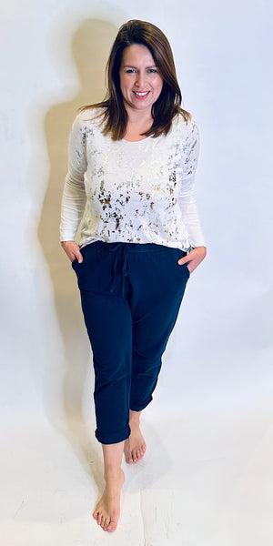 Soft Joggers in Curve