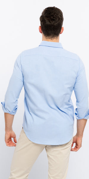 Classic Oxford Shirt in Light Blue - TheSecretCloset.Boutique
