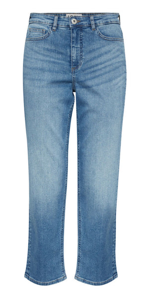 ICHI TWIGGY RAVEN Cropped Jeans in Light Blue