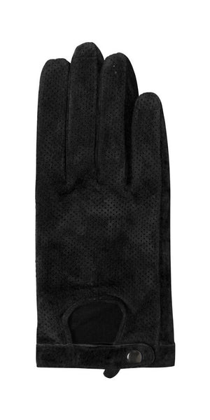 ICHI LAI Gloves in Black Suede - TheSecretCloset.Boutique
