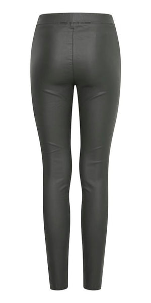 b young KIKO Coated Leggings in Rosin - TheSecretCloset.Boutique