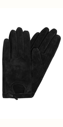 ICHI LAI Gloves in Black Suede - TheSecretCloset.Boutique